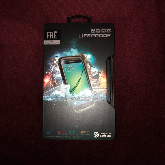 Samsung Galaxy S7 Lifeproof Fre case (black) - Picture 1 of 7